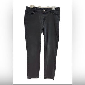 Nautica Women’s Faded Black Jeggings with Gold Accents, Size 8